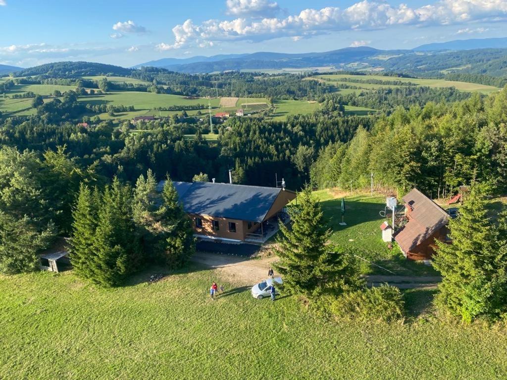 Restaurace A Penzion Gansberg Cotkytle Kültér fotó